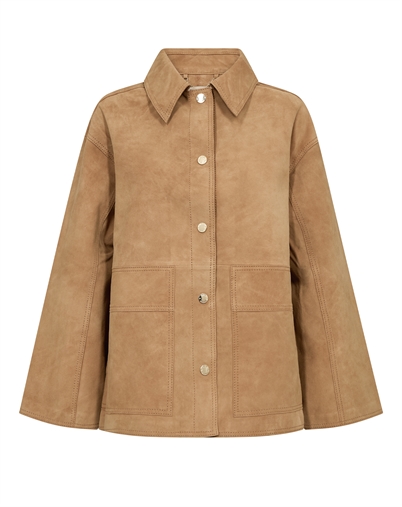 Mos Mosh - MMJustina Suede Jacke - Tan 